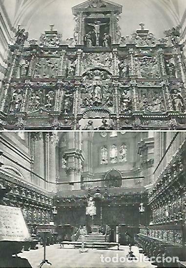 Postais: LAMINA 14357: Retablo y coro de la catedral de Malaga - Jose Maria Souviron