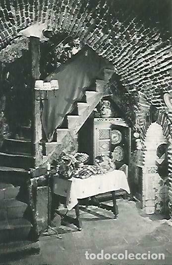 Postais: LAMINA 14461: Interior de un restaurante de Madrid - Lorenzo Lopez Sancho, dibujos de Go&ntilde;i