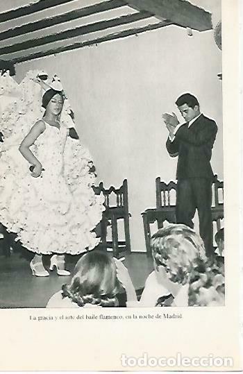 Cartoline: LAMINA 14466: Pareja de flamenco en Madrid - Lorenzo Lopez Sancho, dibujos de Go&ntilde;i