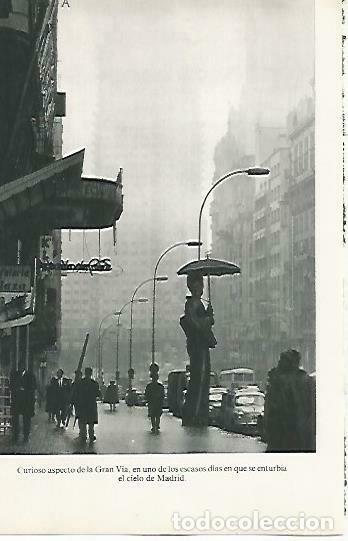 Postais: LAMINA 14448: Gran Via, Madrid - Lorenzo Lopez Sancho, dibujos de Go&ntilde;i