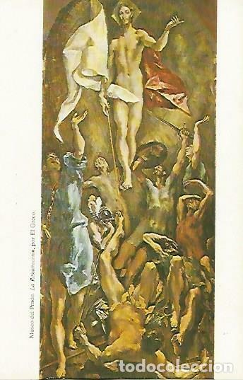 Postcards: LAMINA 14434: La Resurreccion, por El Greco - Lorenzo Lopez Sancho, dibujos de Go&ntilde;i