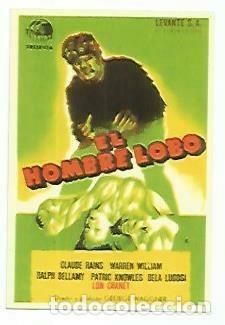 Postales: CALENDARIO 2689: El hombre lobo - NULL