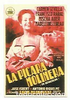 Cartoline: CALENDARIO 2590: La picara molinera, con Carmen Sevilla - NULL