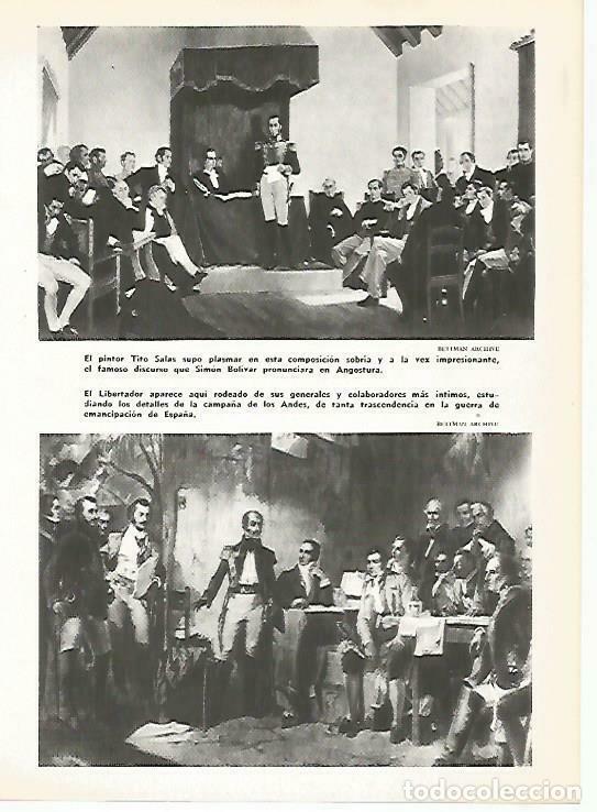 Postais: LAMINA 14856: Simon Bolivar, por Tito Salas - VVAA