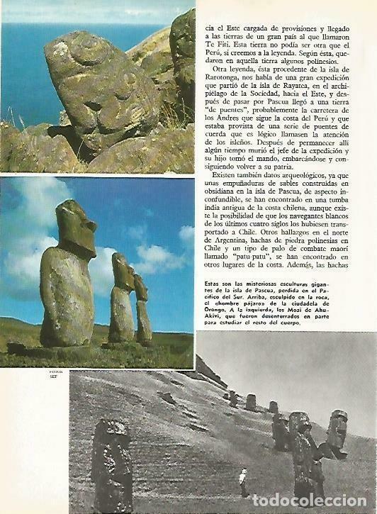 Postais: LAMINA 14906: Gigantes de la isla de Pascua - VVAA