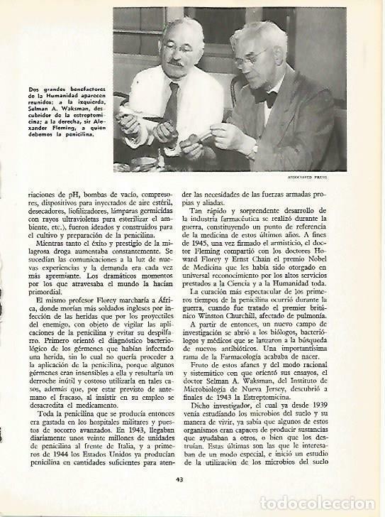 Postais: LAMINA 14899: Selman A. Waksman y Alexander Fleming - VVAA