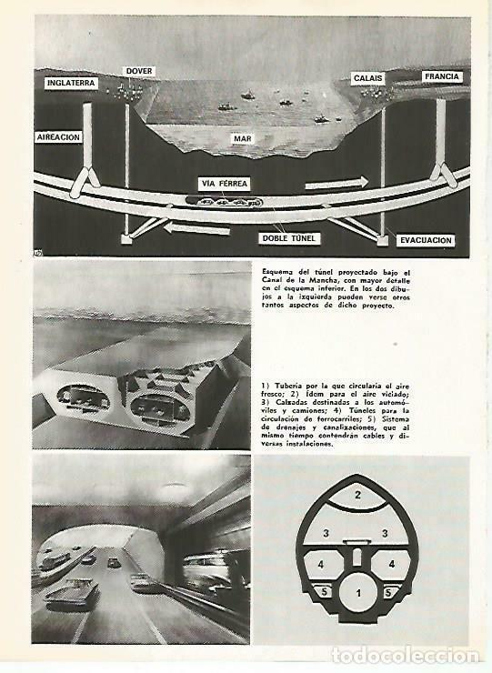 Cartes Postales: LAMINA 14937: Proyectos para el tunel del Canal de la Mancha - VVAA