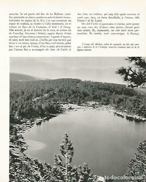 Postcards: LAMINA 14676: Estanque de Malniu - Estanislau Torres. Fotografias de Francesc Catala Roca