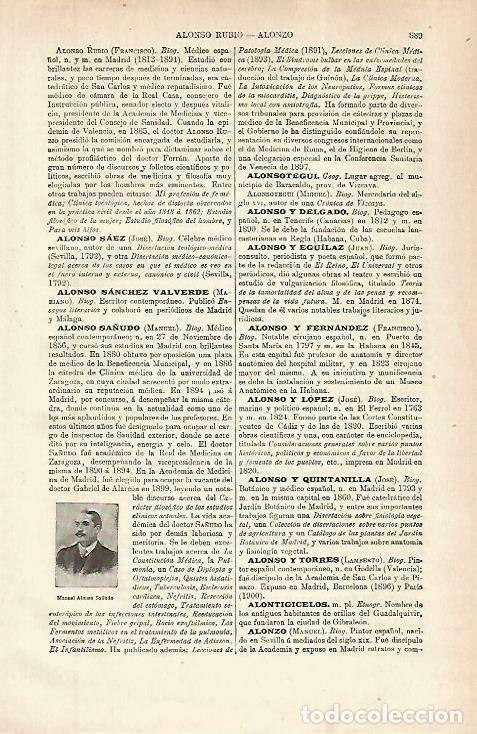 Cartoline: LAMINA ESPASA 33865: Manuel Alonso Sa&ntilde;udo - Varios