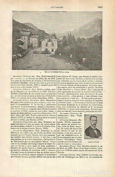 Postais: LAMINA ESPASA 33913: Balneario de Alvaneu, Suiza - Varios