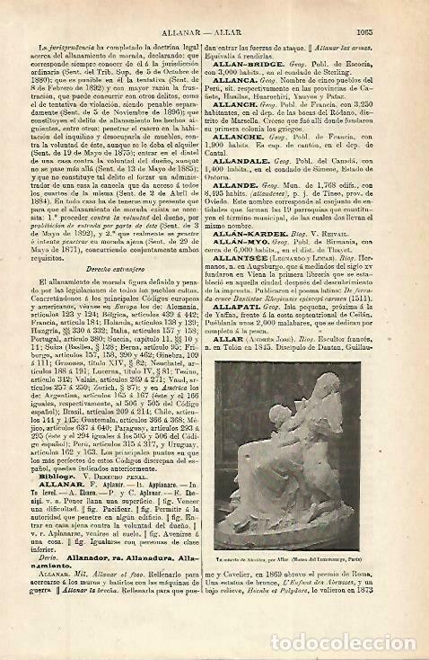 Postais: LAMINA ESPASA 33923: La muerte de Alcestes, por Allar - Varios
