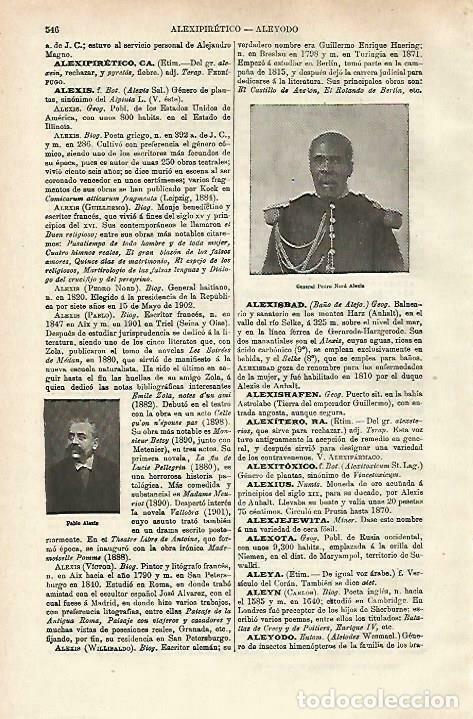 Postais: LAMINA ESPASA 33718: General Pedro Nord Alexia - Varios