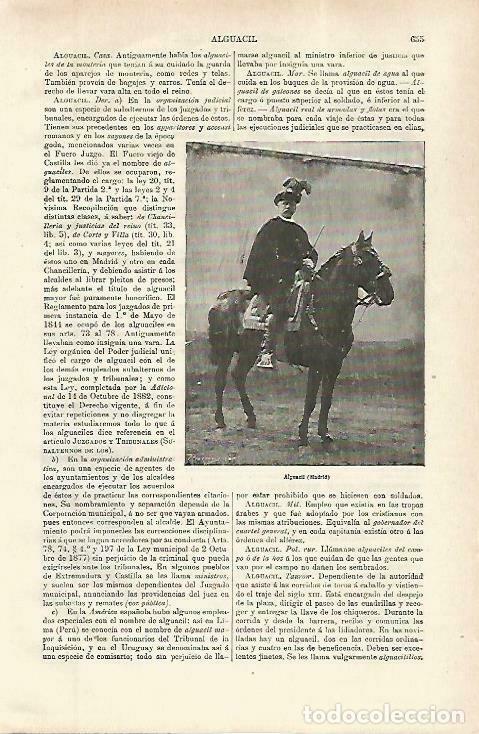 Postais: LAMINA ESPASA 33787: Alguacil de Madrid - Varios