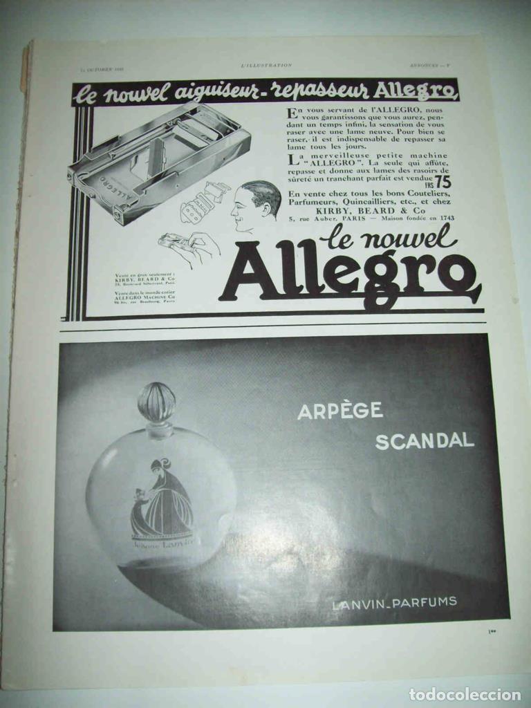 Postales: LAMINA 15154: Publicidad de Allegro y Lanvun Parfums - VVAA