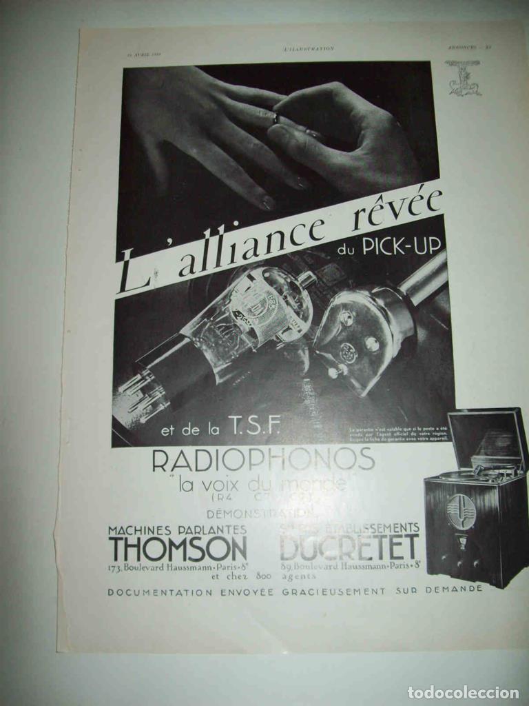 Postales: LAMINA 15126: Publicidad de Thomson - VVAA