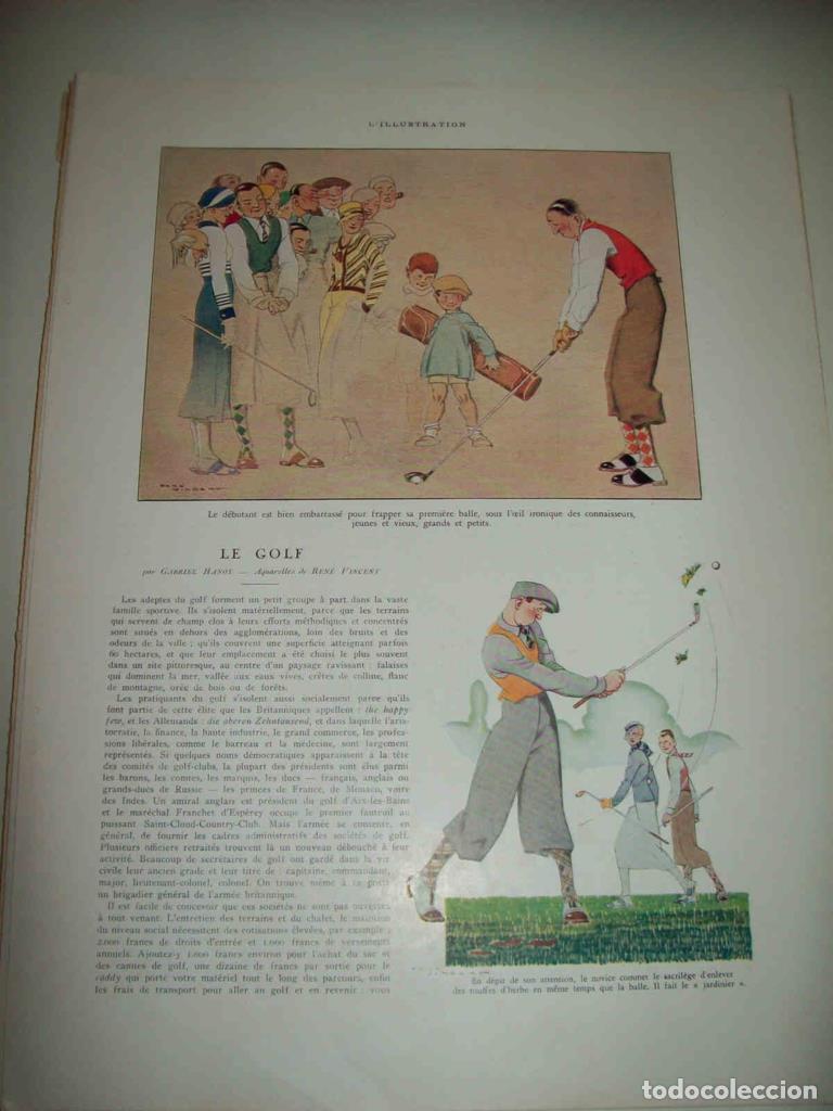 Postales: LAMINA 15137: Dibujos de golf por Rene Vincent - VVAA