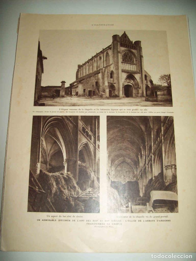 Postales: LAMINA 15135: La Abadia de Ardenne transformada en granja - VVAA