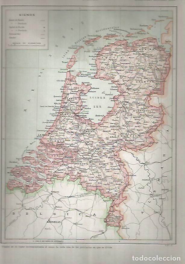 Postales: LAMINA 15191: Mapa de Holanda - VVAA