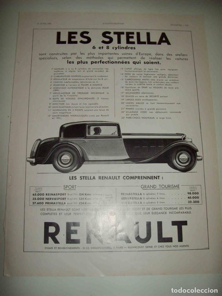 Postales: LAMINA 15124: Publicidad de Renault - VVAA