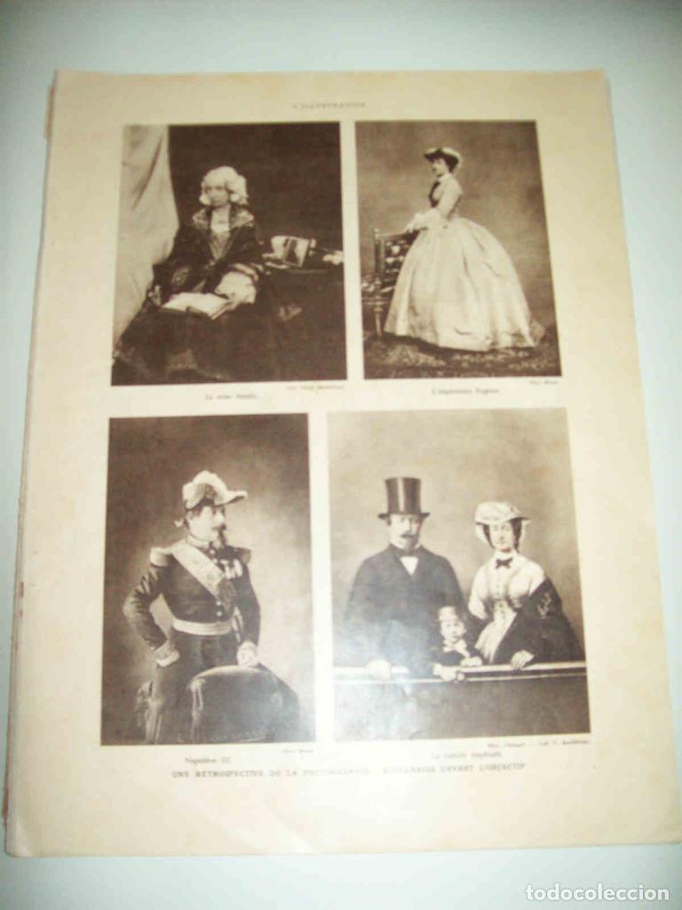 Postales: LAMINA 15132: La reina Amalia, la emperatriz Eugenia y Napoleon III - VVAA