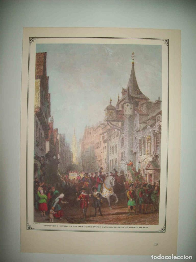Postais: LAMINA 15003: Edimburgo. Entrada del rey Jorge IV por Canongate el 29 de agosto de 1822 - Rolf Mulle