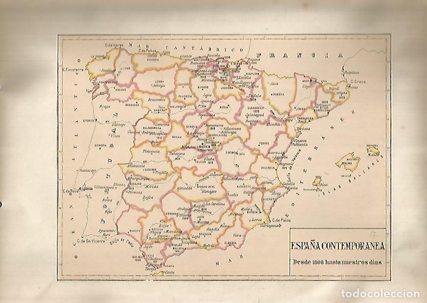 Cartes Postales: LAMINA 15214: Mapa de Espa&ntilde;a en 1808 - VVAA