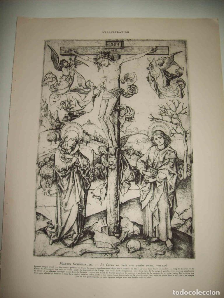 Postcards: LAMINA 15020: Cristo en la cruz, por Martin Schongauer - VVAA