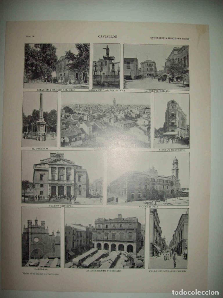 Cartes Postales: LAMINA 14962: Vistas de la ciudad de Castellon - VVAA