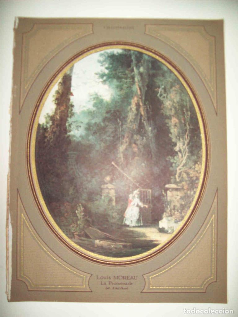 Postais: LAMINA 15068: La Promenade, por Louis Moreau - VVAA