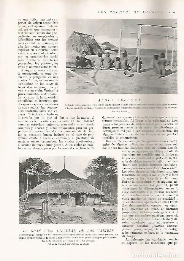 Postkarten: LAMINA 15614: Aldea areccuna y casa caribe - Director: Pedro Bosch Gimpera