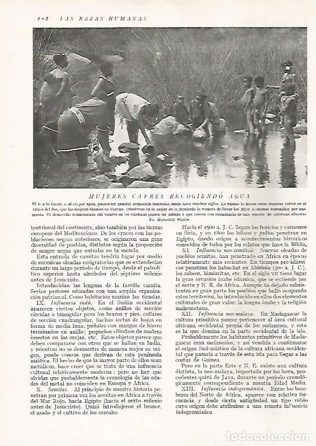 Postkarten: LAMINA 15659: Mujeres Cafres recogiendo agua - Director: Pedro Bosch Gimpera