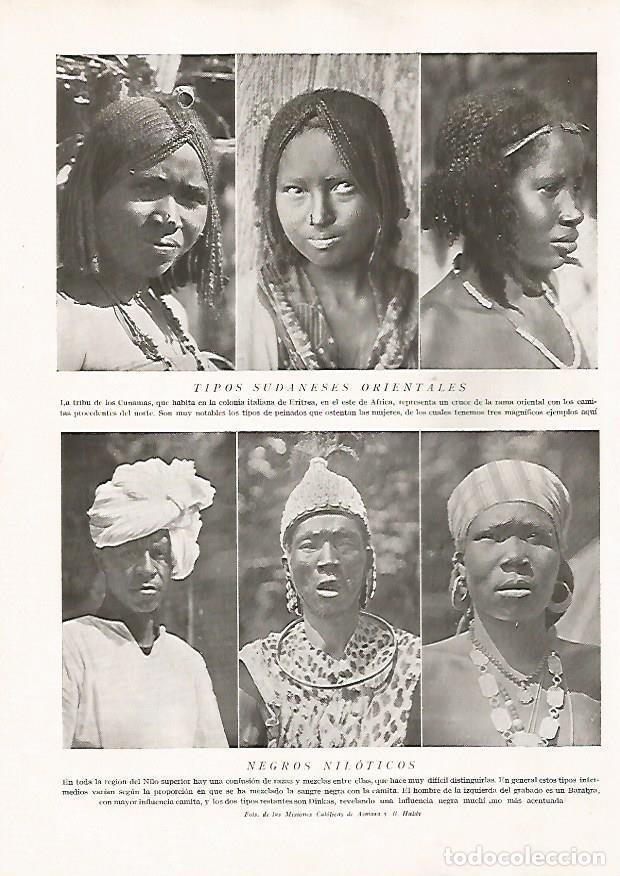 Postkarten: LAMINA 15649: Chicas del Sudan oriental y hombres del Nilo - Director: Pedro Bosch Gimpera