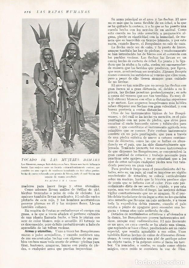 Postkarten: LAMINA 15662: Tocado de las mujeres Damara - Director: Pedro Bosch Gimpera