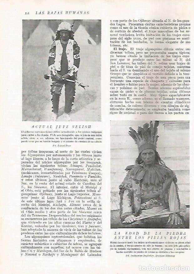 Postkarten: LAMINA 15569: Jefe Selish y Jefe Pamunkey - Director: Pedro Bosch Gimpera