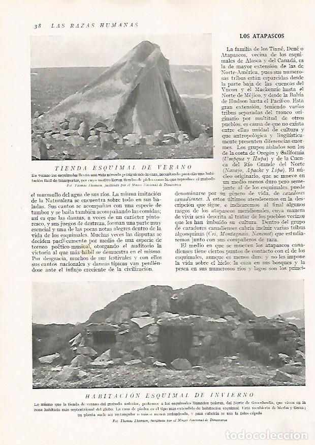 Postkarten: LAMINA 15564: Tienda y casa esquimal - Director: Pedro Bosch Gimpera