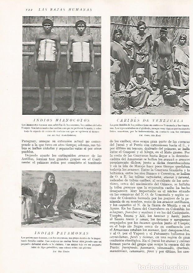 Postkarten: LAMINA 15606: Indios Hianocotos, caribes de Venezuela e indias Patamonas - Director: Pedro Bosch Gim
