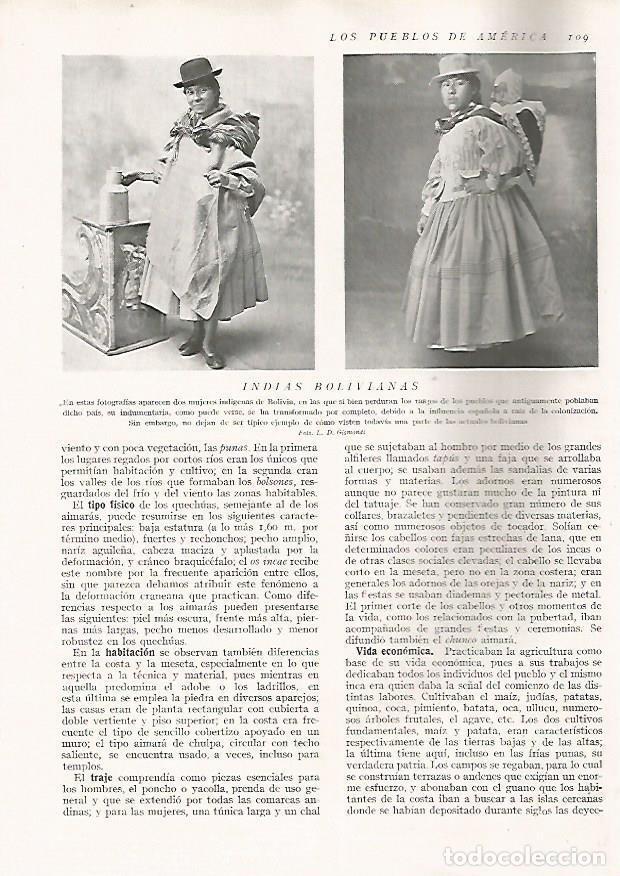 Postkarten: LAMINA 15600: Indias de Bolivia - Director: Pedro Bosch Gimpera