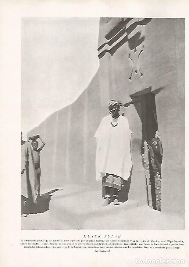 Postkarten: LAMINA 15673: Mujer Fulah - Director: Pedro Bosch Gimpera