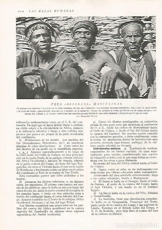 Postkarten: LAMINA 15655: Jefes de la tribu Izinduna - Director: Pedro Bosch Gimpera