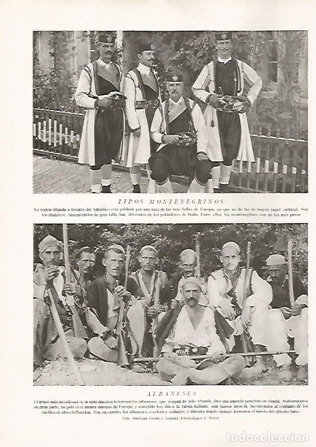 Postkarten: LAMINA 15767: Hombres de Montenegro y de Albania - Director: Pedro Bosch Gimpera