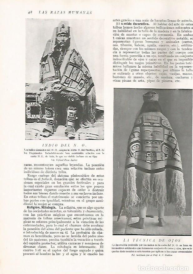 Postkarten: LAMINA 15567: Indio del nordoeste del Pacifico - Director: Pedro Bosch Gimpera