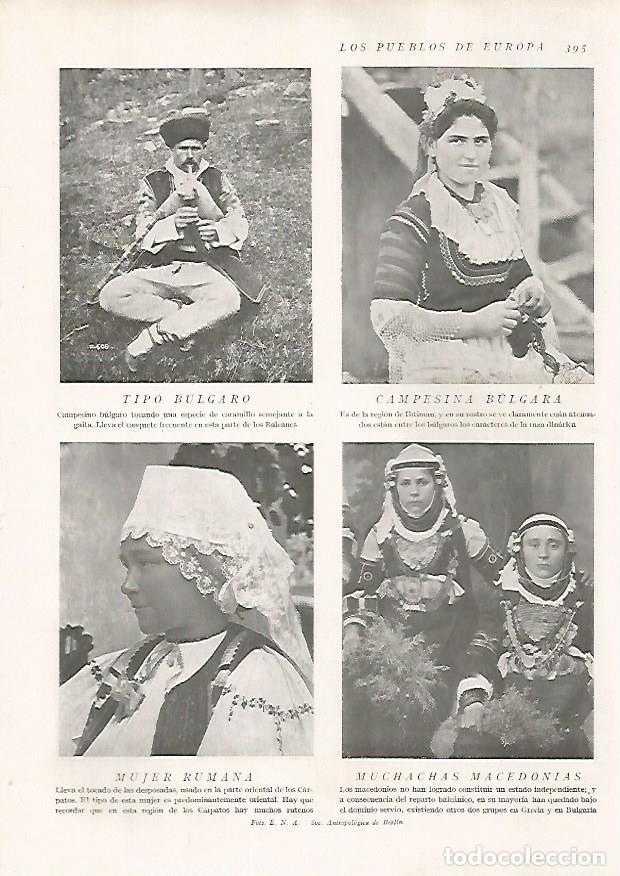 Postkarten: LAMINA 15779: Hombre de Bulgaria y mujeres de Bulgaria, Rumania y Macedonia - Director: Pedro Bosch