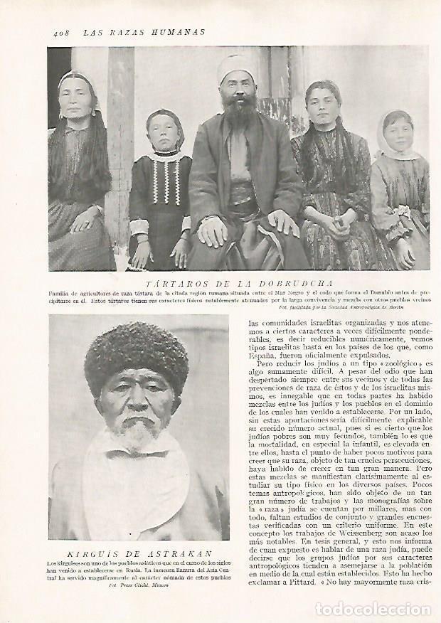 Cartoline: LAMINA 15785: Tartaros de la Dobrudcha y Kirguis de Astrakan - Director: Pedro Bosch Gimpera