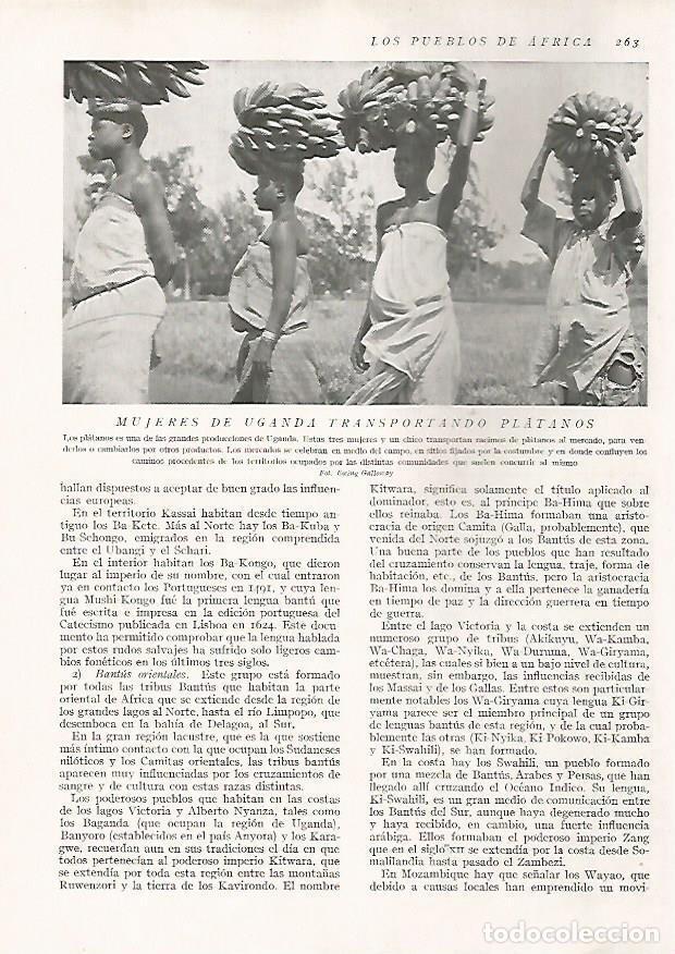 Postcards: LAMINA 15692: Mujeres de Uganda llevando platanos - Director: Pedro Bosch Gimpera