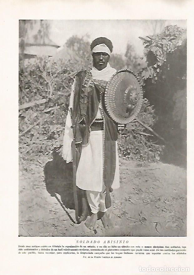 Postcards: LAMINA 15710: Soldado de Abisinia (Etiopia) - Director: Pedro Bosch Gimpera