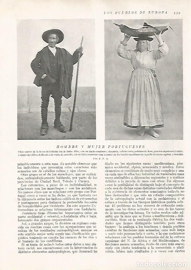 Postcards: LAMINA 15808: Hombre y mujer de Portugal - Director: Pedro Bosch Gimpera