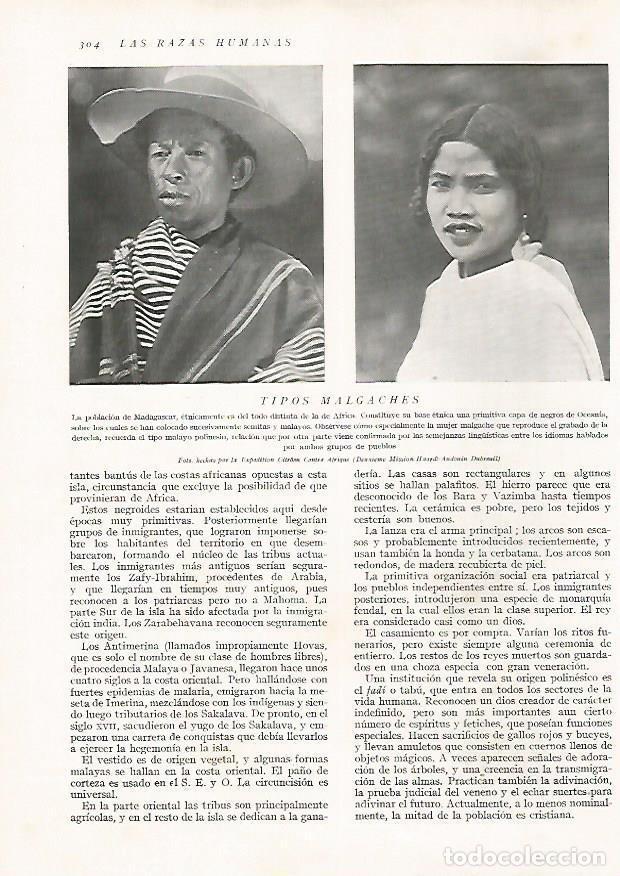 Cartoline: LAMINA 15721: Malgaches de Madagascar - Director: Pedro Bosch Gimpera