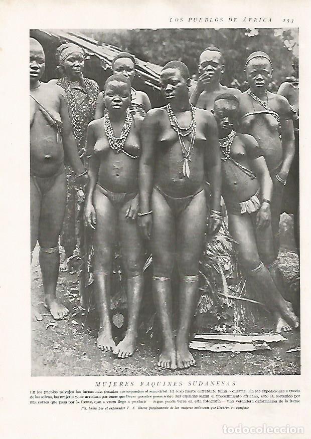 Postcards: LAMINA 15687: Mujeres faquines de Sudan - Director: Pedro Bosch Gimpera