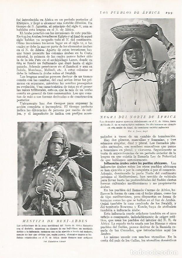Postcards: LAMINA 15719: Mujer de Argel y mestiza de Beni Abbes - Director: Pedro Bosch Gimpera