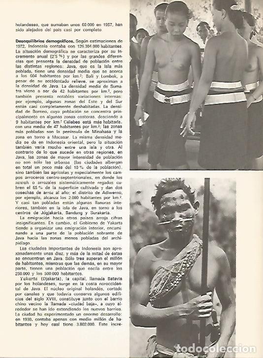 Postkarten: LAMINA 15533: Habitantes de Indonesia - Varios